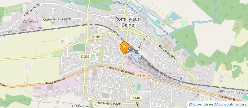 localisation de l'entreprise PIERRE ANATOLE  ROMILLY-SUR-SEINE
