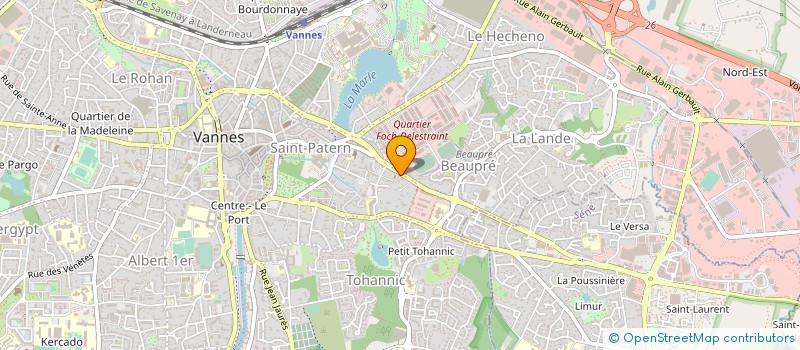localisation de l'entreprise PIERRE'ANGE à VANNES