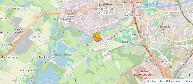localisation de l'entreprise PIERRE ANGULAIRE  RENNES