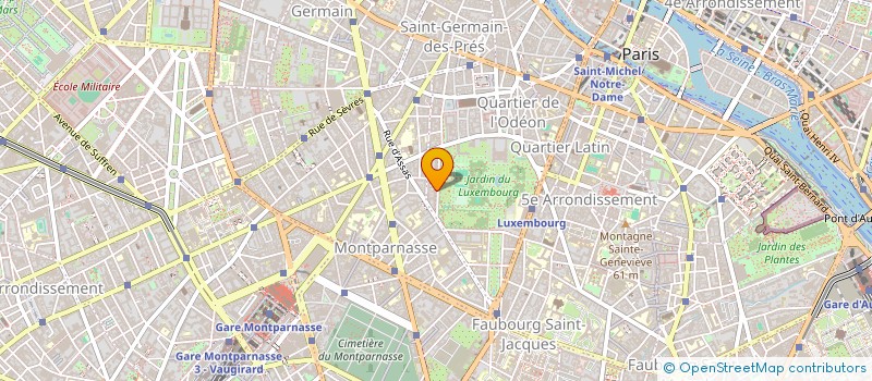 localisation de l'entreprise PIERRE-ANTOINE GATIER ARCHITECTE EN CHEF DES MONUMENTS HISTORIQUES  PARIS