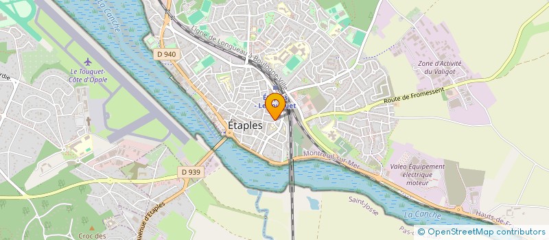 localisation de l'entreprise PIERRE-ANTOINE GUILLUY à ETAPLES