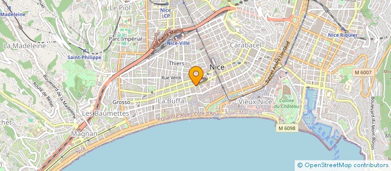 localisation de l'entreprise PIERRE ARGENT GESTION à NICE