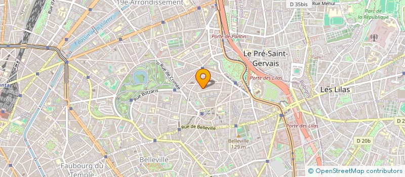 localisation de l'entreprise PIERRE AUDAT & ASSOCIES  PARIS