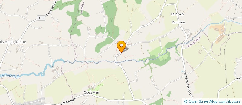 localisation de l'entreprise PIERRE AUFFRET TRADE  LANMEUR