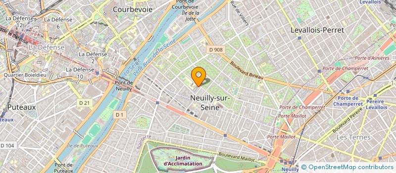 localisation de l'entreprise PIERRE AUSSEDAT à NEUILLY-SUR-SEINE