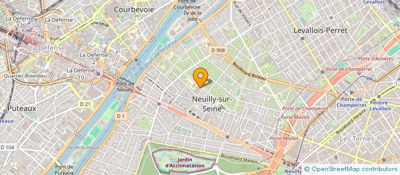 localisation de l'entreprise PIERRE AUSSEDAT CONSEIL à NEUILLY-SUR-SEINE