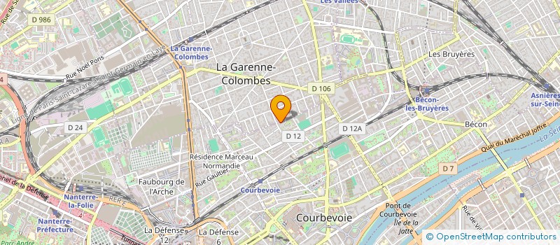 localisation de l'entreprise PIERRE AVENIR à COURBEVOIE