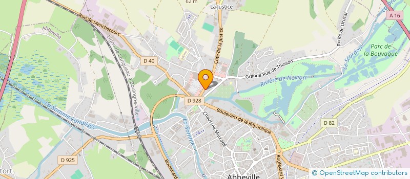 localisation de l'entreprise PIERRE AVENIR à ABBEVILLE