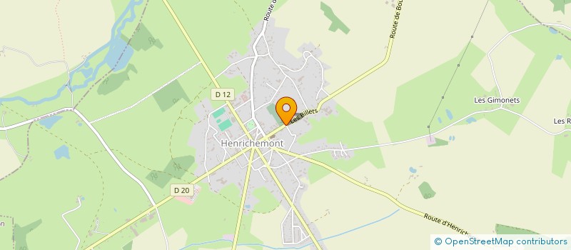 localisation de l'entreprise PIERRE BARIAT IMMOBILIER  HENRICHEMONT