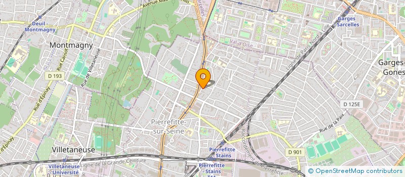localisation de l'entreprise PIERRE BAT à PIERREFITTE-SUR-SEINE
