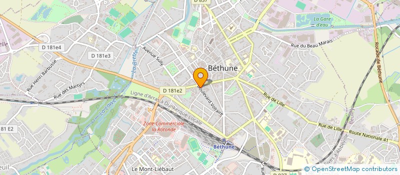 localisation de l'entreprise PIERRE BERON à ANNEZIN
