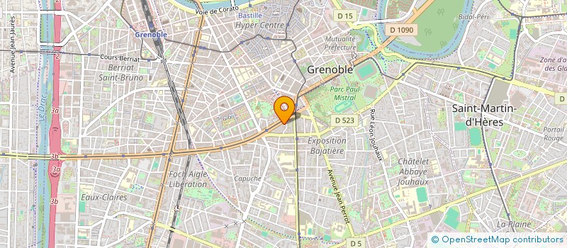 localisation de l'entreprise PIERRE BLANC - CONSEIL & DEVELOPPEMENT à GRENOBLE