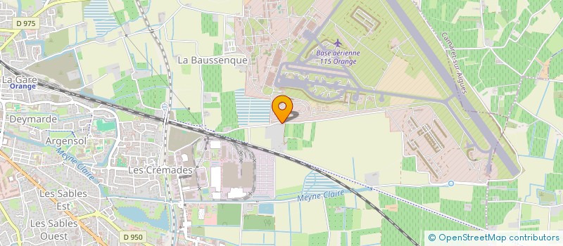 localisation de l'entreprise PIERRE BLANCHE  ORANGE