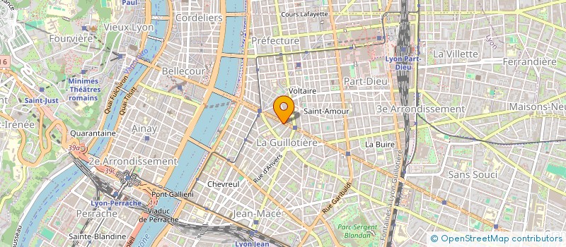 localisation de l'entreprise PIERRE BLANCHE  LYON