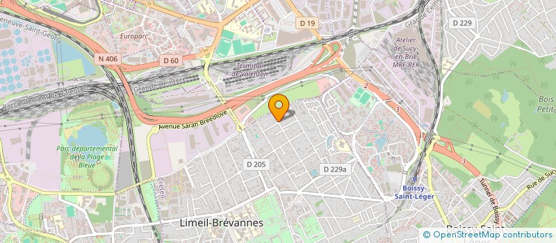 localisation de l'entreprise PIERRE BLANCHE ENTREPRISE à LIMEIL-BREVANNES