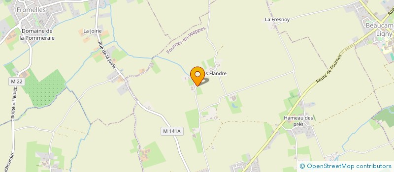 localisation de l'entreprise PIERRE BOIS PATRIMOINE  FOURNES-EN-WEPPES