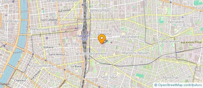 localisation de l'entreprise PIERRE BORETTI  LYON