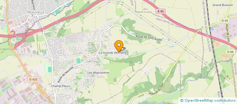localisation de l'entreprise PIERRE BOULON AMENAGEMENT PAYSAGER  CHATILLON