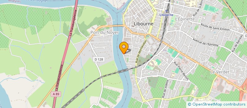 localisation de l'entreprise PIERRE BOUROTTE SAS à LIBOURNE