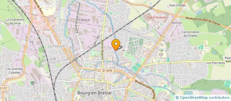 localisation de l'entreprise PIERRE BOUVET FINANCES à BOURG-EN-BRESSE