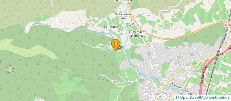 localisation de l'entreprise PIERRE BRUTE  CUERS