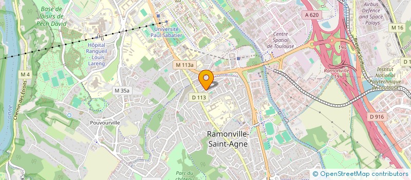 localisation de l'entreprise PIERRE CABRERA à RAMONVILLE-SAINT-AGNE