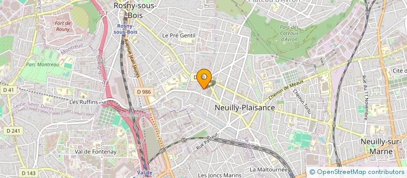 localisation de l'entreprise PIERRE CANTINE ET FILS REUNIS à NEUILLY-PLAISANCE