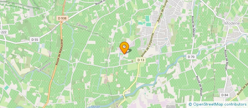 localisation de l'entreprise PIERRE CHARRETON CONSEIL  CAROMB