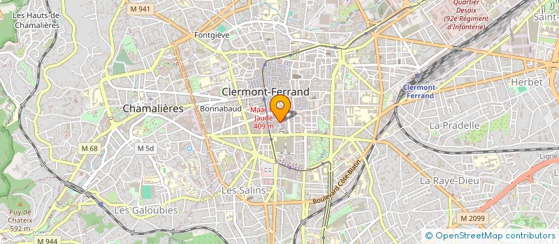 localisation de l'entreprise PIERRE CLEMENT  CLERMONT-FERRAND