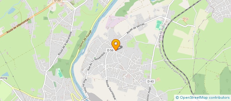 localisation de l'entreprise PIERRE.CO  COMMELLE-VERNAY