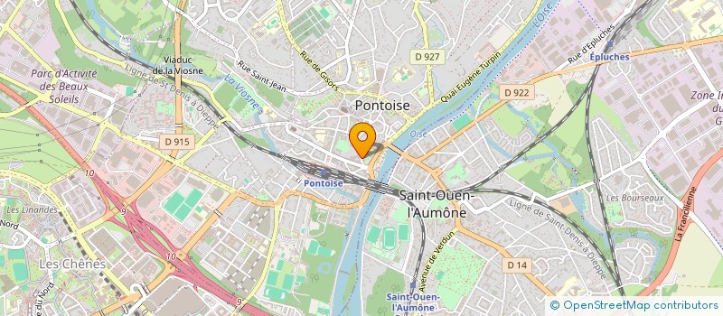 localisation de l'entreprise PIERRE COIFFURE  PONTOISE