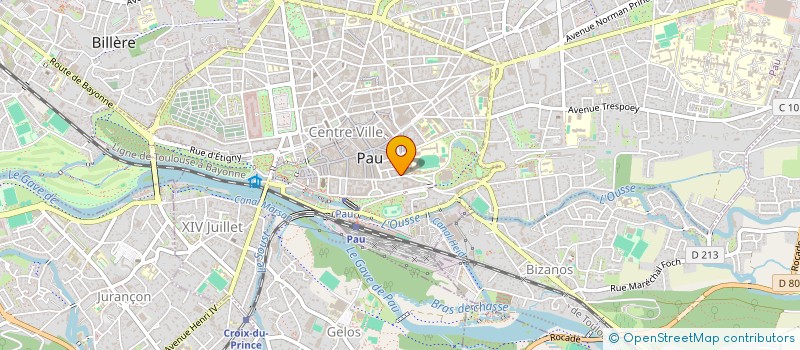 localisation de l'entreprise PIERRE CONCHEZ IMMOBILIER à PAU