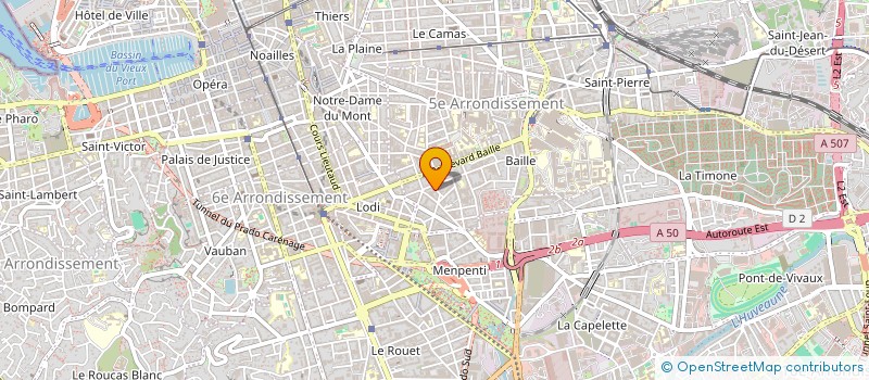 localisation de l'entreprise PIERRE & CONSEILS à MARSEILLE
