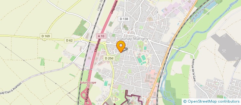 localisation de l'entreprise PIERRE CONSTRUCTION  JAUNAY-MARIGNY