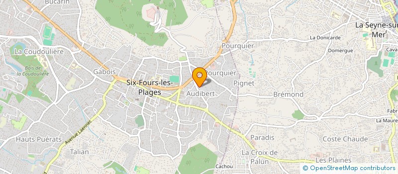 localisation de l'entreprise PIERRE COSTE à SIX-FOURS-LES-PLAGES