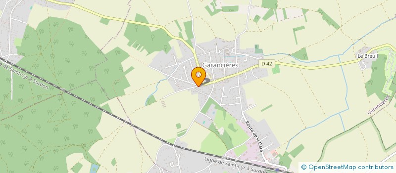 localisation de l'entreprise PIERRE COTTIN SARL à GARANCIERES