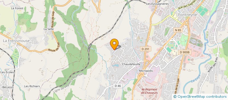 localisation de l'entreprise PIERRE COUVERTE  PELLEAUTIER