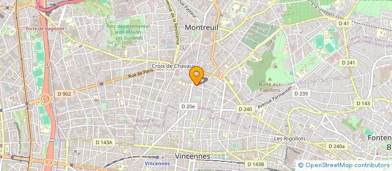 localisation de l'entreprise PIERRE CRIULANSCY EURL à SAINT-DENIS