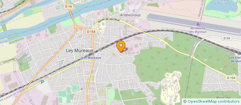localisation de l'entreprise PIERRE CURIE 40 à LES MUREAUX