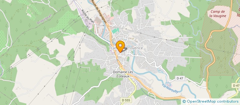 localisation de l'entreprise PIERRE D'ANGE à TRANS-EN-PROVENCE