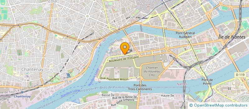 localisation de l'entreprise PIERRE D'ANGLE à NANTES