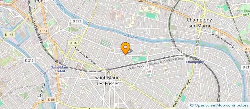 localisation de l'entreprise PIERRE D AZUR à SAINT-MAUR-DES-FOSSES