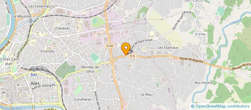 localisation de l'entreprise PIERRE D'OR à ALES