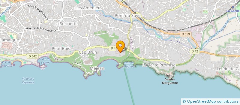 localisation de l'entreprise PIERRE D'OSSUN DEVELOPPEMENT  TOULON