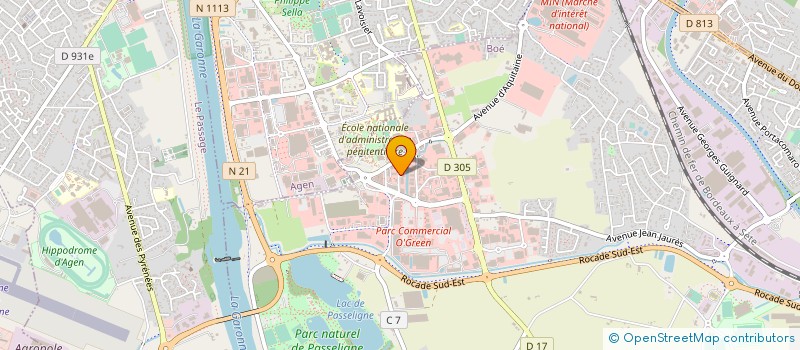 localisation de l'entreprise PIERRE DAL ZOVO OPTICIEN LUNETIER à BOE