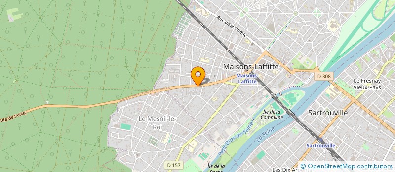 localisation de l'entreprise PIERRE-DAVID ALEZRA IMMOBILIER à MAISONS-LAFFITTE