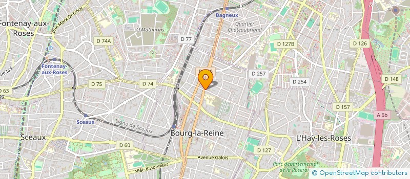 localisation de l'entreprise PIERRE DE COURCELLES à BOURG-LA-REINE