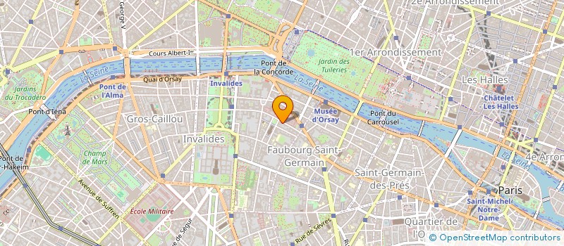 localisation de l'entreprise PIERRE DE FENOYL  PARIS