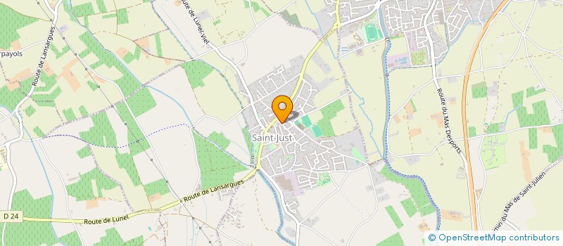 localisation de l'entreprise PIERRE DE FEU  SAINT-JUST