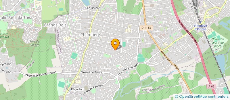 localisation de l'entreprise PIERRE DE GARONNE  VILLENAVE-D'ORNON